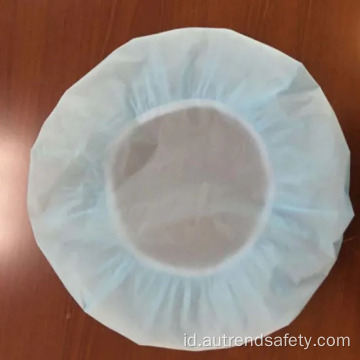 Disposable Medical Surgical Non-Woven Penutup Kepala Bouffant Hood Caps